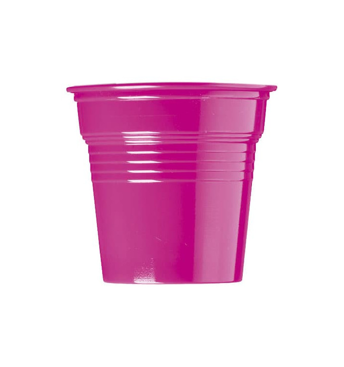 Copo de Plastico PS Fúcsia 80 ml Ø5,7cm (50 Uds) Copo de Plastico PS Fúcsia 80 ml Ø5,7cm (50 Uds)