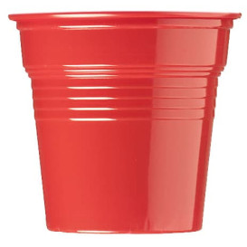 Copo de Plastico PS Vermelho 80 ml Ø5,7cm (1500 Uds)