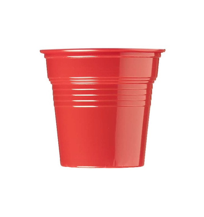 Copo de Plastico PS Vermelho 80 ml Ø5,7cm (50 Uds) Copo de Plastico PS Vermelho 80 ml Ø5,7cm (50 Uds)