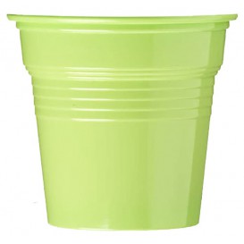 Copo de Plastico PS Verde Limão 80 ml Ø5,7cm (50 Uds)