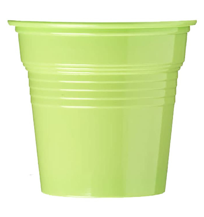Copo de Plastico PS Verde Limão 80 ml Ø5,7cm (1500 Uds) Copo de Plastico PS Verde Limão 80 ml Ø5,7cm (1500 Uds)