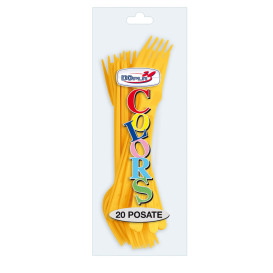 Garfo de Plastico PS Grande Manga 175mm (600 Uds)