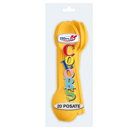 Colher de Plastico PS Grande Manga 175mm (600 Uds)