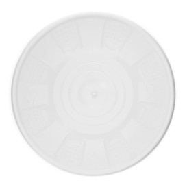 Taça de Cartão Branco com Tampa PP 488ml (25 Uds)