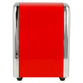 Dispensador Guardanapos Inox. Vermelho Miniservis (1 Ud)