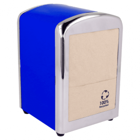 Dispensador Guardanapos Inox. Azul Miniservis (1 Ud)