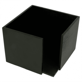 Porta-Guardanapos Cocktail Preto 13,5x13,5x10cm (12 Uds)