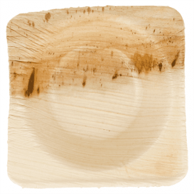 Tigela de folha de palmeira 5x5x2cm (200 Uds)