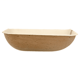 Tigela de folha de palmeira 15x15x4cm (25 Uds)
