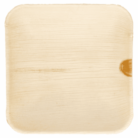 Tigela de folha de palmeira 15x15x4cm (25 Uds)
