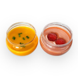 Vaso Mini Aquário Transparente 80ml (12 Uds)