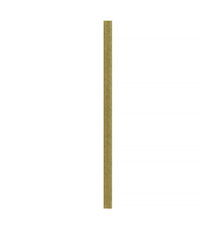 Palhinha Direita Papel Kraft Smoothie Ø8mm 24cm (100 Uds) Palhinha Direita Papel Kraft Smoothie Ø8mm 24cm (100 Uds)