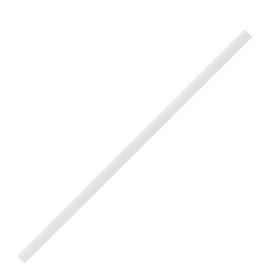 Palhinha Direita Papel Branco Embalada Ø6mm 19,7cm (500 Uds)