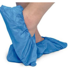 Cobre Sapatos TST de PP Azul com Sola Reforçada CPE Azul (50 Uds)