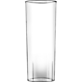 Copo Plastico Moon Cristal Transparente PS 300ml (10 Uds)