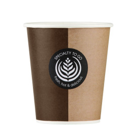Copo de Cartão "Specialty to go" 9Oz/270ml Ø8,0cm (1000 Uds)