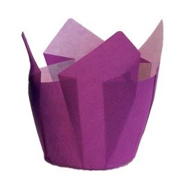 Cápsula Muffin Tulipa Ø50x42/72 mm Violeta (135 Uds)