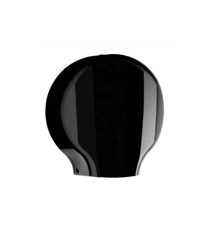 Dispensador Papel Higiênico Industrial 300m ABS Preto (1 Ud) Dispensador Papel Higiênico Industrial 300m ABS Preto (1 Ud)