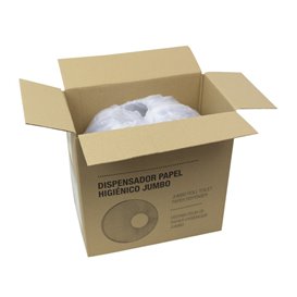 Dispensador Papel Higiênico Industrial 300m PC Branco (1 Ud)