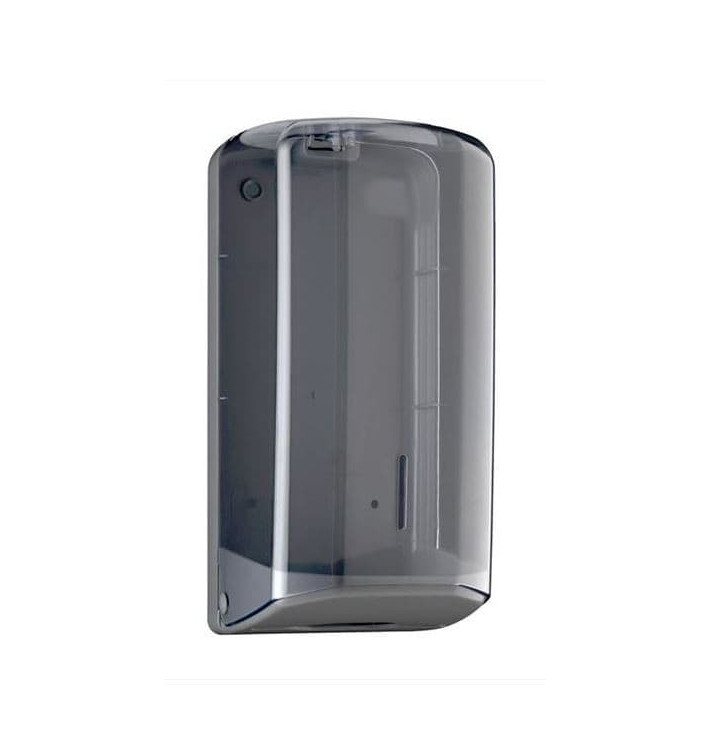 Dispensador Higiênico Folha Folha em Z ABS Fumé (1 Ud) Dispensador Higiênico Folha Folha em Z ABS Fumé (1 Ud)