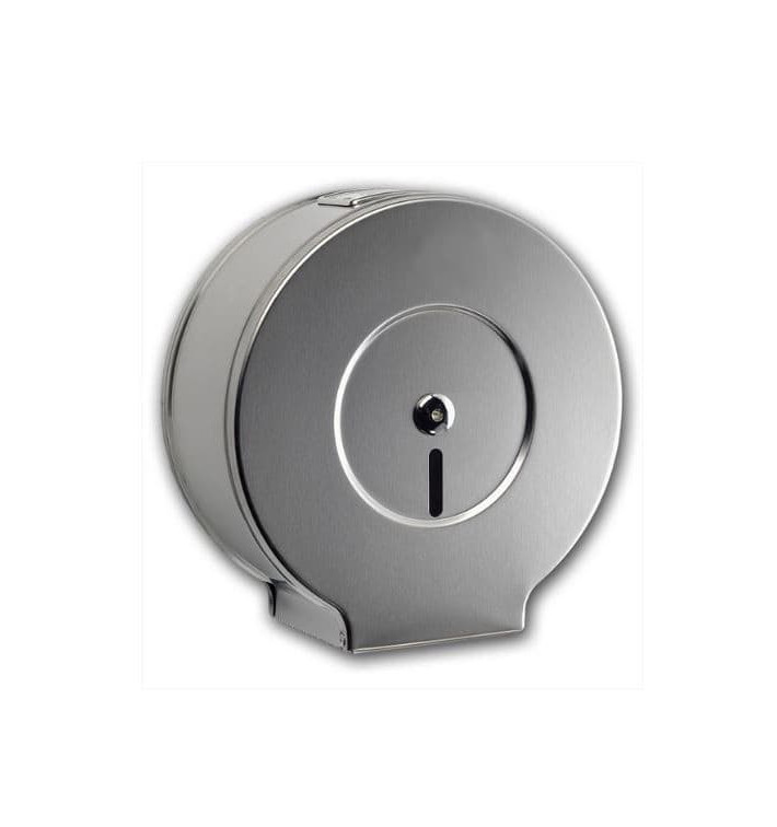 Dispensador Papel Higiênico 300m Acero Inox 304 (1 Ud) Dispensador Papel Higiênico 300m Acero Inox 304 (1 Ud)