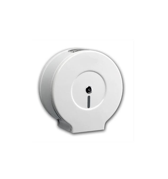 Dispensador Papel Higiênico 300m Epoxy Branco (1 Ud) Dispensador Papel Higiênico 300m Epoxy Branco (1 Ud)