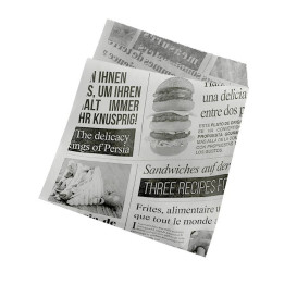Saqueta Antigordura Aberta 2L "News" 15x16cm (4000 Uds)