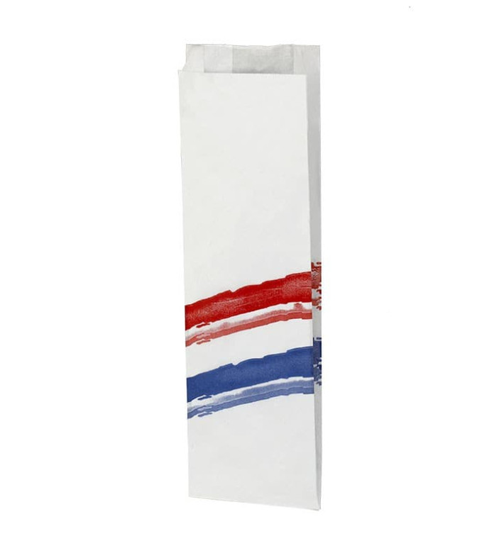 Saco Papel Sanduiche Listras 10+4x33cm (125 Uds) Saco Papel Sanduiche Listras 10+4x33cm (125 Uds)