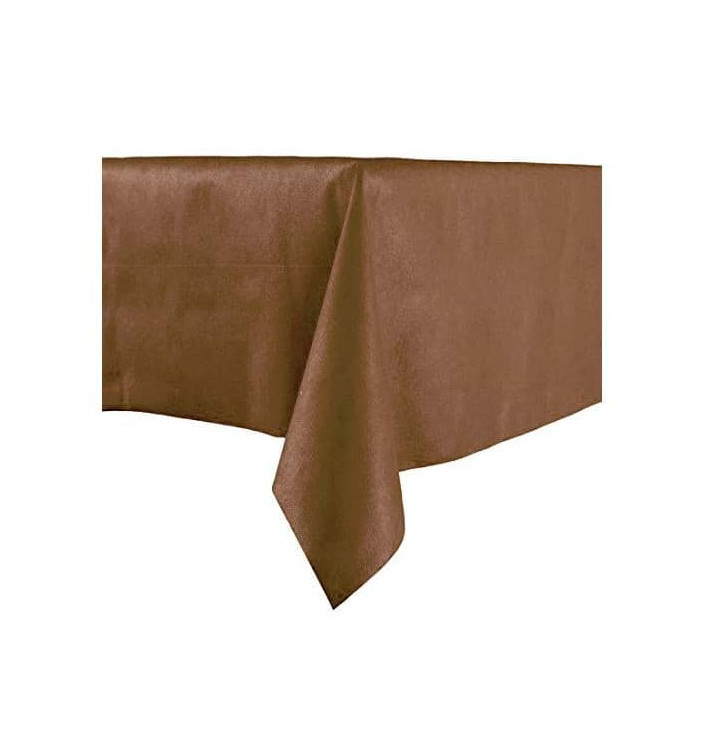 Toalha Não Tecido "Novotex" 100x100cm Marrom (150 Uds) Toalha Não Tecido "Novotex" 100x100cm Marrom (150 Uds)