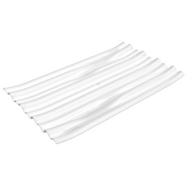 Prato Degustação PS "Bamboo" Branco 10x6cm (500 Uds)