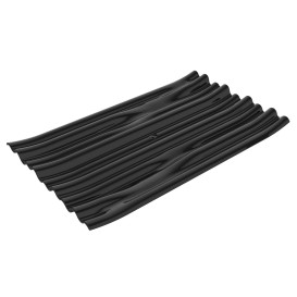 Prato Degustação PS "Bamboo" Preto 10x6cm (500 Uds)