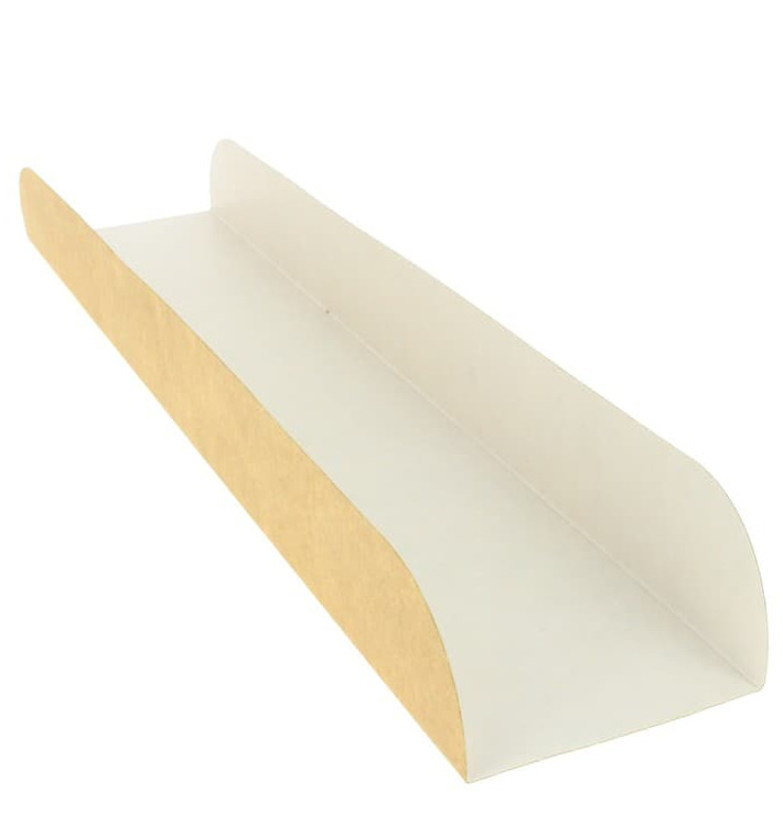 Bandeja para Sandes Kraft 30x6,1x3,2cm (100 Uds) Bandeja para Sandes Kraft 30x6,1x3,2cm (100 Uds)