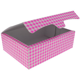 Caixa Pastelaria Rosa 25,8x18,9x8cm 2kg (25 Uds)