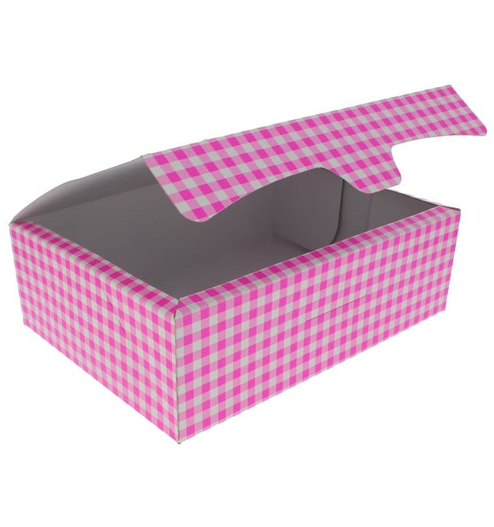 Caixa Pastelaria Rosa 25,8x18,9x8cm 2kg (25 Uds) Caixa Pastelaria Rosa 25,8x18,9x8cm 2kg (25 Uds)
