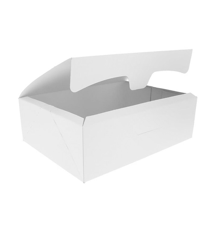 Caixa Pastelaria Branca 25,8x18,9x8cm 2kg (25 Uds) Caixa Pastelaria Branca 25,8x18,9x8cm 2kg (25 Uds)