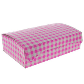 Caixa Pastelaria Rosa 17,5x11,5x4,7cm 250g (20 Uds)