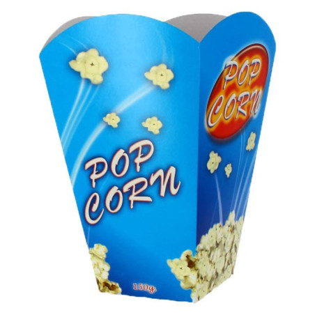 Caixa Pipocas Grande 150gr 8,7x13x20,3cm (25 Uds)