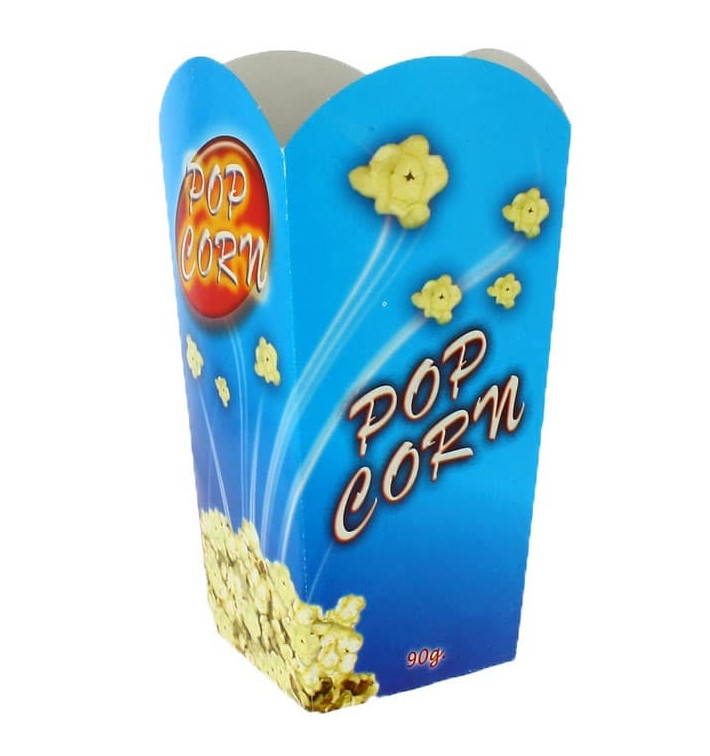Caixa Pipocas Mediana 90gr 7,8x10,5x18cm (350 Uds) Caixa Pipocas Mediana 90gr 7,8x10,5x18cm (350 Uds)