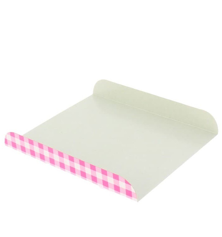 Bandeja Porta Waffle Rosa 15x13x2 cm (100 Uds) Bandeja Porta Waffle Rosa 15x13x2 cm (100 Uds)