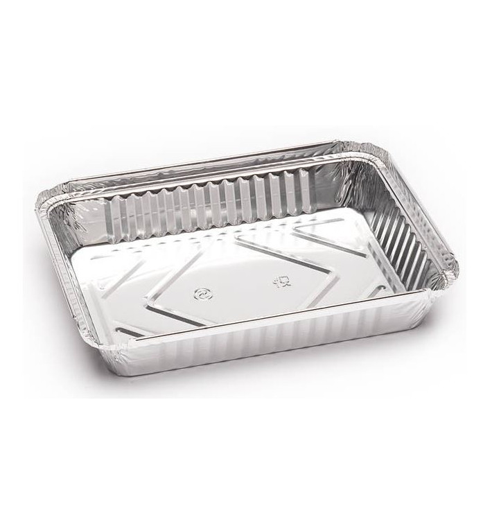 Embalagem de Aluminio 1000ml 230X175x34mm (125 Uds) Embalagem de Aluminio 1000ml 230X175x34mm (125 Uds)