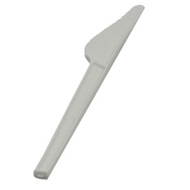 Faca Biodegradaveis CPLA Branco 165mm (1000 Uds)