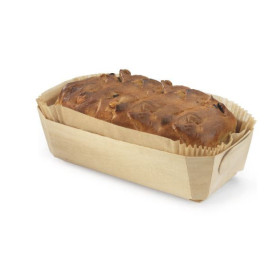 Molde de Madera para Forno 21,0x14,5x4,5cm  (50 Uds)