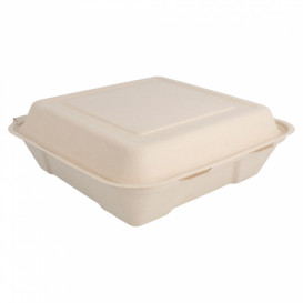 Embalagem Cana-de-açúcar 225x225x75mm (200 Uds)
