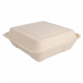 Embalagem Cana-de-açúcar 225x225x75mm (200 Uds)