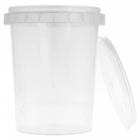 Embalagem Plastico Com Tampa Inviolável 520ml Ø9,5 (380 Uds)