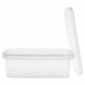 Embalagem Plastico e Tampa Inviolável 280ml 12x8cm (24 Uds)