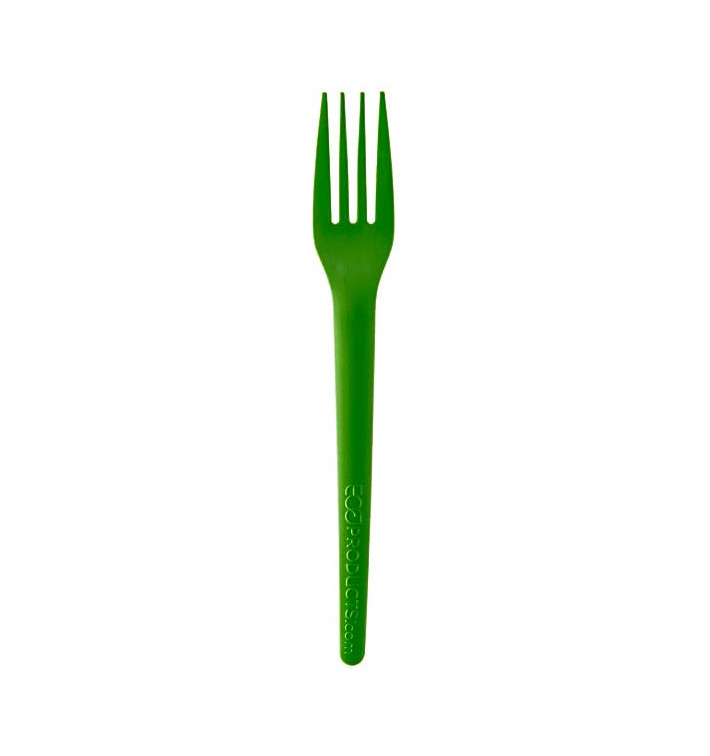 Garfo Compostáveis CPLA Verde 17,0 cm (1.000 Uds) Garfo Compostáveis CPLA Verde 17,0 cm (1.000 Uds)