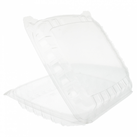 Embalagem Tampa Bisagra OPS "Clear Seal" 220ml (250 Uds)