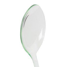 Colher Plastico Degustação Water green 12 cm (2000 Uds)