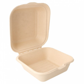 Embalagem Bio Cana-de-açúcar 152x152x84mm (50 Uds)